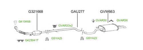 Система выпуска ОГ GT Exhaust 4746