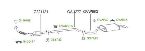 Система выпуска ОГ GT Exhaust 4748