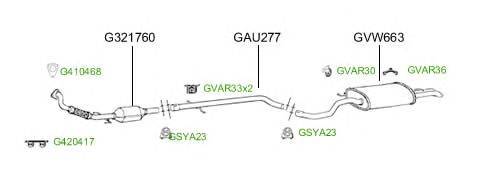 Система выпуска ОГ GT Exhaust 4809