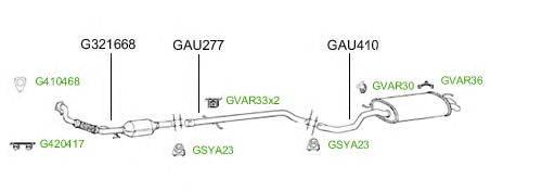Система выпуска ОГ GT Exhaust 4848