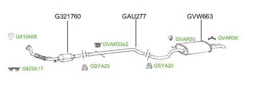 Система выпуска ОГ GT Exhaust 4854