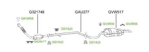 Система выпуска ОГ GT Exhaust 4857