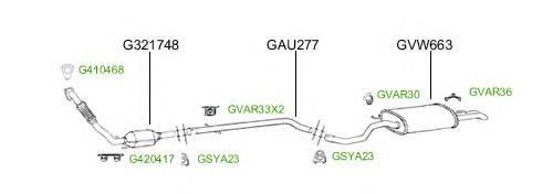 Система выпуска ОГ GT Exhaust 4859