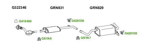 Система выпуска ОГ GT Exhaust 6871