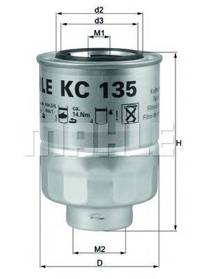 Топливный фильтр KNECHT KC135D