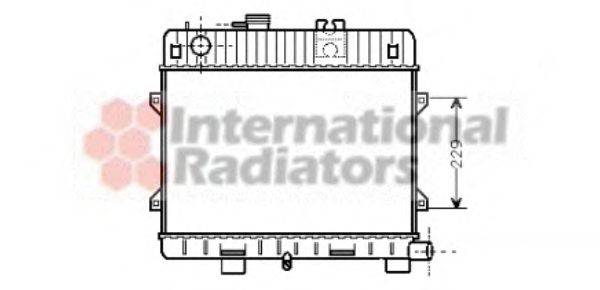 Радиатор, охлаждение двигателя 4SEASONS 104001