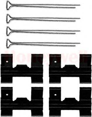 Комплектующие, колодки дискового тормоза JURID 792045J