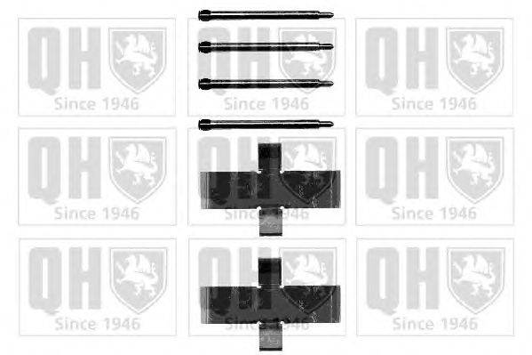 Комплектующие, колодки дискового тормоза QUINTON HAZELL BFK614