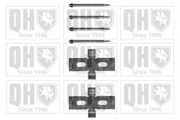 Комплектующие, колодки дискового тормоза QUINTON HAZELL BFK709