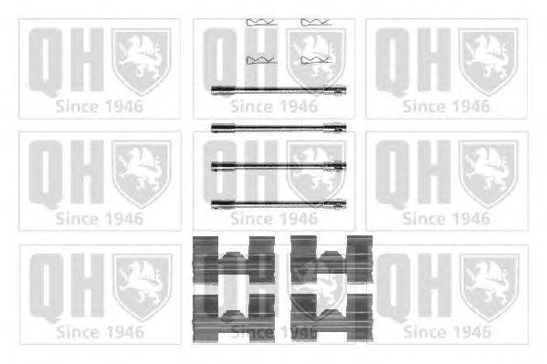 Комплектующие, колодки дискового тормоза QUINTON HAZELL BFK759