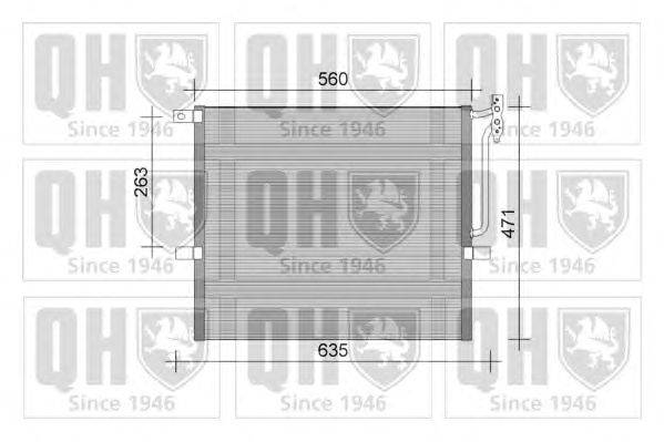 Конденсатор, кондиционер QUINTON HAZELL QCN412