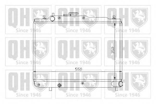 Радиатор, охлаждение двигателя QUINTON HAZELL QER1154