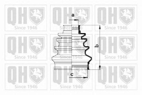 Комплект пылника, приводной вал QUINTON HAZELL QJB174