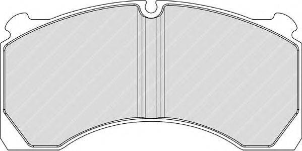 Комплект тормозных колодок, дисковый тормоз FERODO 29124