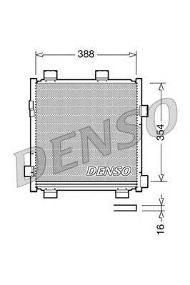 Конденсатор, кондиционер DENSO DCN50040