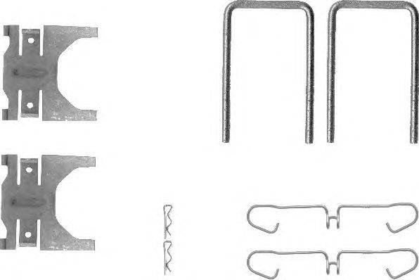 Комплектующие, колодки дискового тормоза MINTEX MBA1144