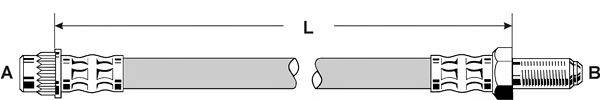 Тормозной шланг PEX 32.608