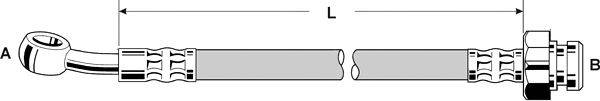 Тормозной шланг METZGER 511338