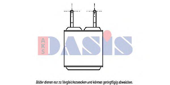 Теплообменник, отопление салона AKS DASIS 0691901