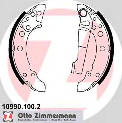Комплект тормозных колодок ZIMMERMANN 109901002