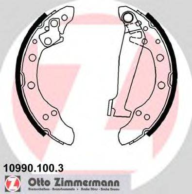 Комплект тормозных колодок ZIMMERMANN 109901003