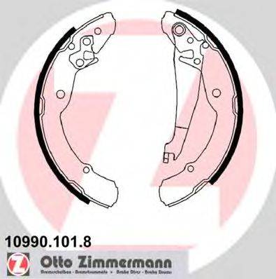 Комплект тормозных колодок ZIMMERMANN 109901018