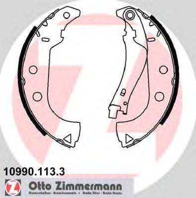 Комплект тормозных колодок ZIMMERMANN 10990.113.3