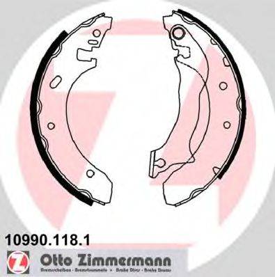 Комплект тормозных колодок ZIMMERMANN 109901181