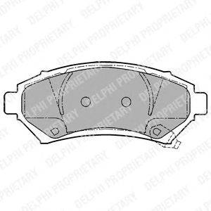 Комплект тормозных колодок, дисковый тормоз FMSI-VERBAND 23358