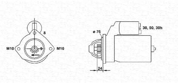 Стартер MAGNETI MARELLI 063222035010