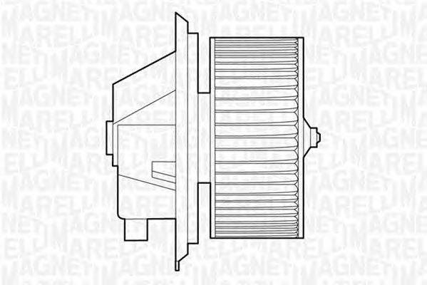 Электродвигатель, вентиляция салона MAGNETI MARELLI 069412512010