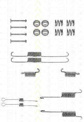 Комплектующие, тормозная колодка TRISCAN 8105162283
