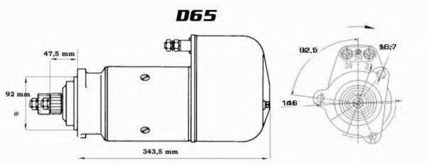 Стартер EFEL 22774