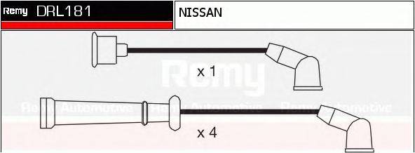 Комплект проводов зажигания DELCO REMY DRL181