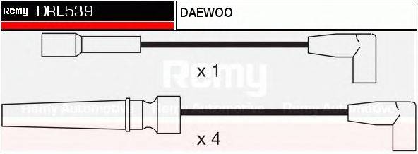 Комплект проводов зажигания DELCO REMY DRL539