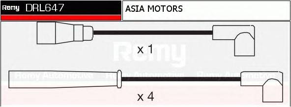 Комплект проводов зажигания DELCO REMY DRL647