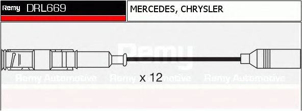 Комплект проводов зажигания DELCO REMY DRL669