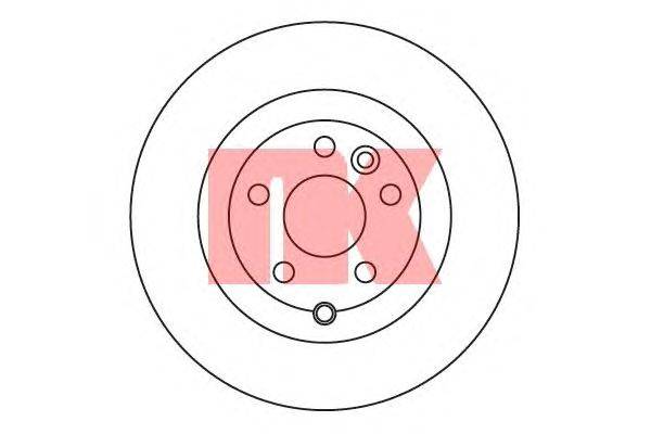 Тормозной диск NK 204033