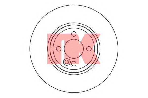Тормозной диск NK 314038