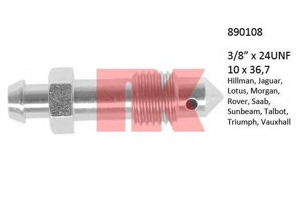 Болт воздушного клапана / вентиль NK 890108