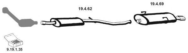 Система выпуска ОГ EBERSPÄCHER 262232