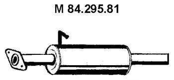 Средний глушитель выхлопных газов EBERSPÄCHER 84.295.81
