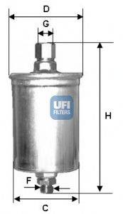 Топливный фильтр UFI 31.577.00