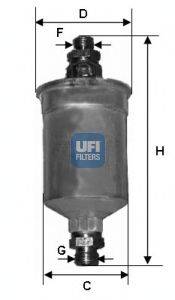 Топливный фильтр UFI 31.658.00