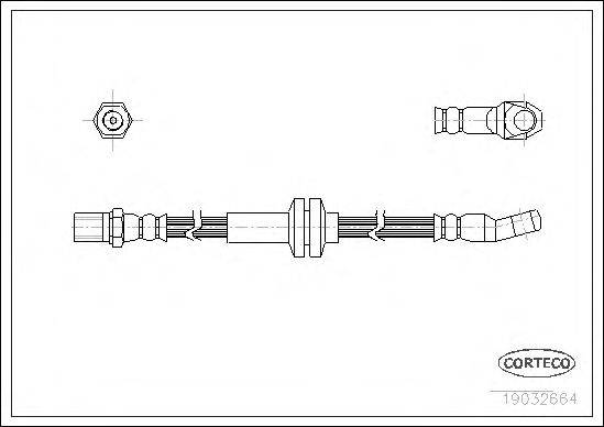 Тормозной шланг ROULUNDS RUBBER 73540