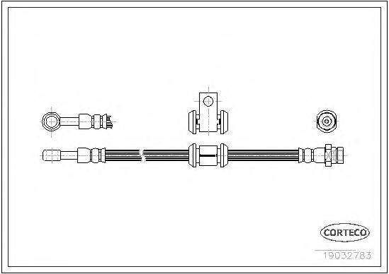 Тормозной шланг OJD (QUICK BRAKE) 852639