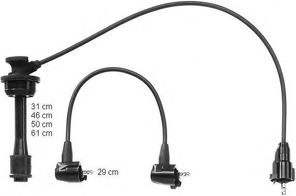 Комплект проводов зажигания BERU ZEF1085