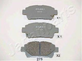 Комплект тормозных колодок, дисковый тормоз JAPANPARTS PA-275AF