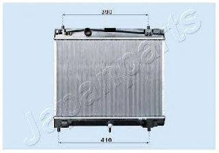 Радиатор, охлаждение двигателя JAPANPARTS RDA153010