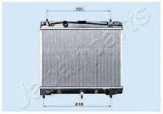 Радиатор, охлаждение двигателя JAPANPARTS RDA153011